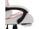 Fotoliu gaming VidaXL 288014 (White/Pink)