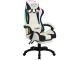 Fotoliu gaming VidaXL 288015 (White/Black)