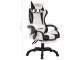 Fotoliu gaming VidaXL 288015 (White/Black)