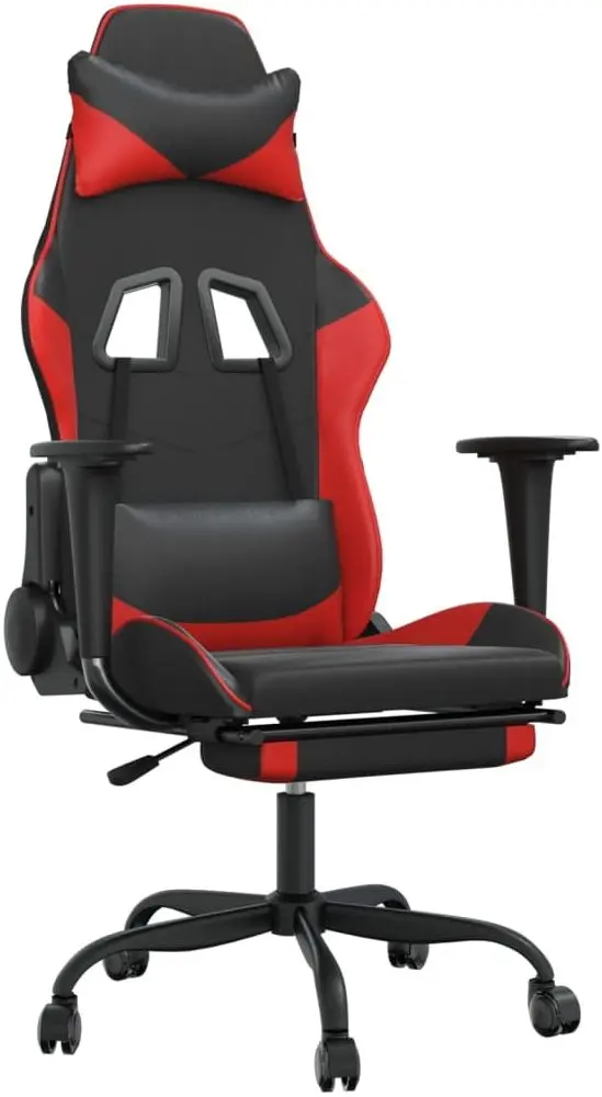 Fotoliu gaming VidaXL 3143654 (Black/Red)