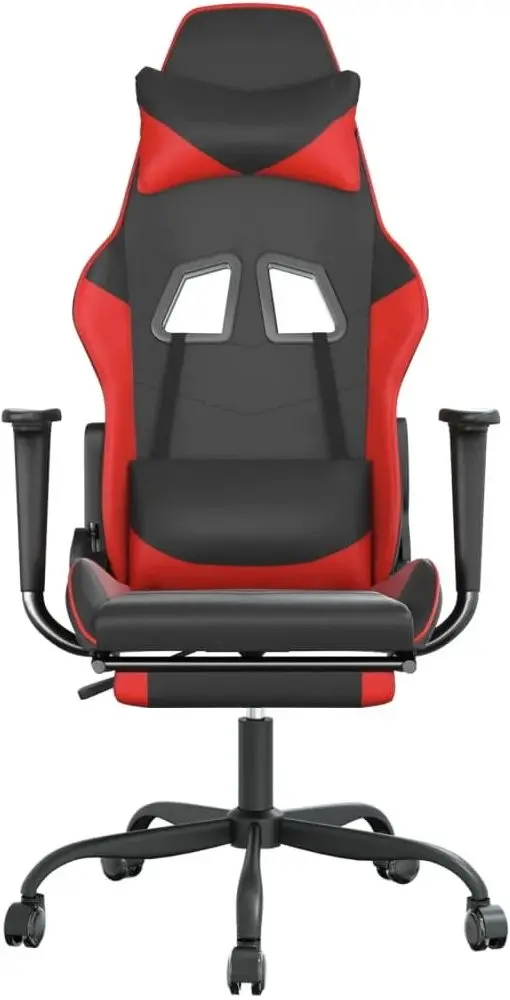 Fotoliu gaming VidaXL 3143654 (Black/Red)