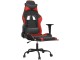 Fotoliu gaming VidaXL 3143654 (Black/Red)