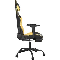 Fotoliu gaming VidaXL 3143655 (Black/Gold) Thumb