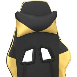 Fotoliu gaming VidaXL 3143655 (Black/Gold) Thumb