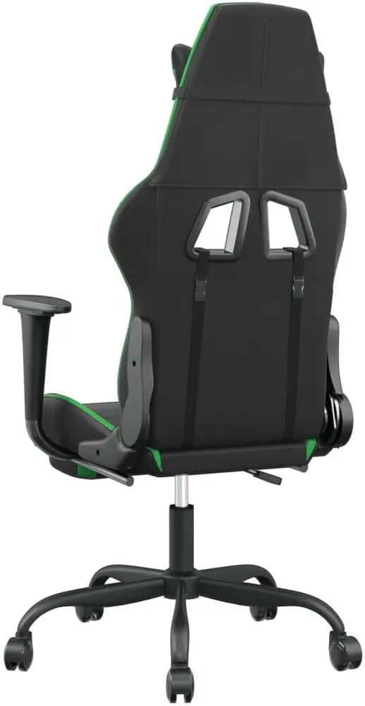 Fotoliu gaming VidaXL 3143656 (Black/Green)