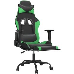 Fotoliu gaming VidaXL 3143656 (Black/Green) Thumb