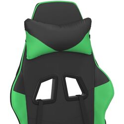 Fotoliu gaming VidaXL 3143656 (Black/Green) Thumb