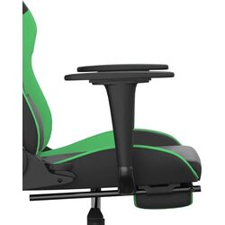 Fotoliu gaming VidaXL 3143656 (Black/Green) Thumb