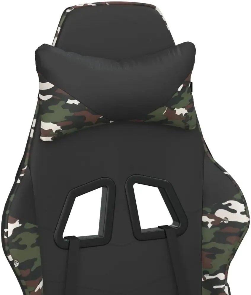 Fotoliu gaming VidaXL 3143664 (Black/Camouflage)