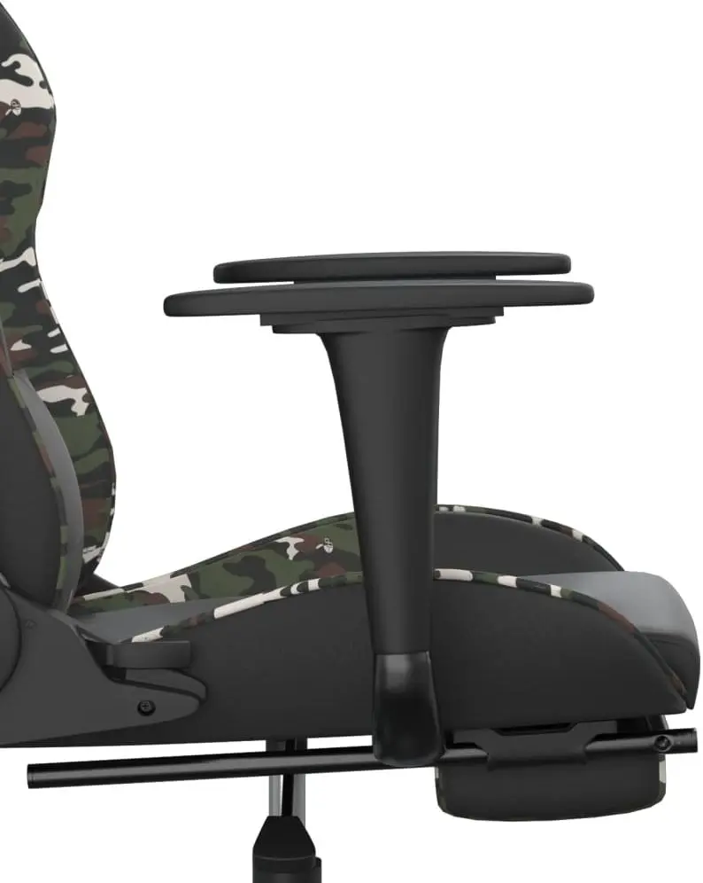Fotoliu gaming VidaXL 3143664 (Black/Camouflage)