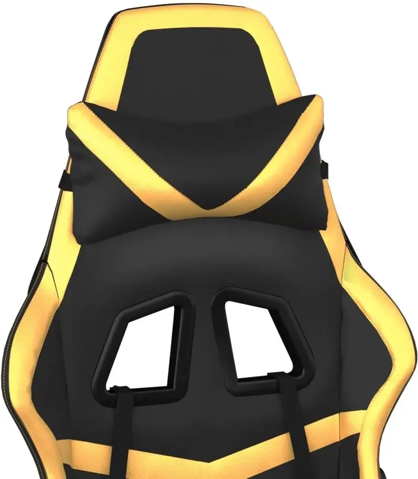 Fotoliu gaming VidaXL 3143678 (Black/Gold)