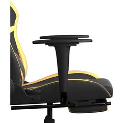 Fotoliu gaming VidaXL 3143678 (Black/Gold) Thumb
