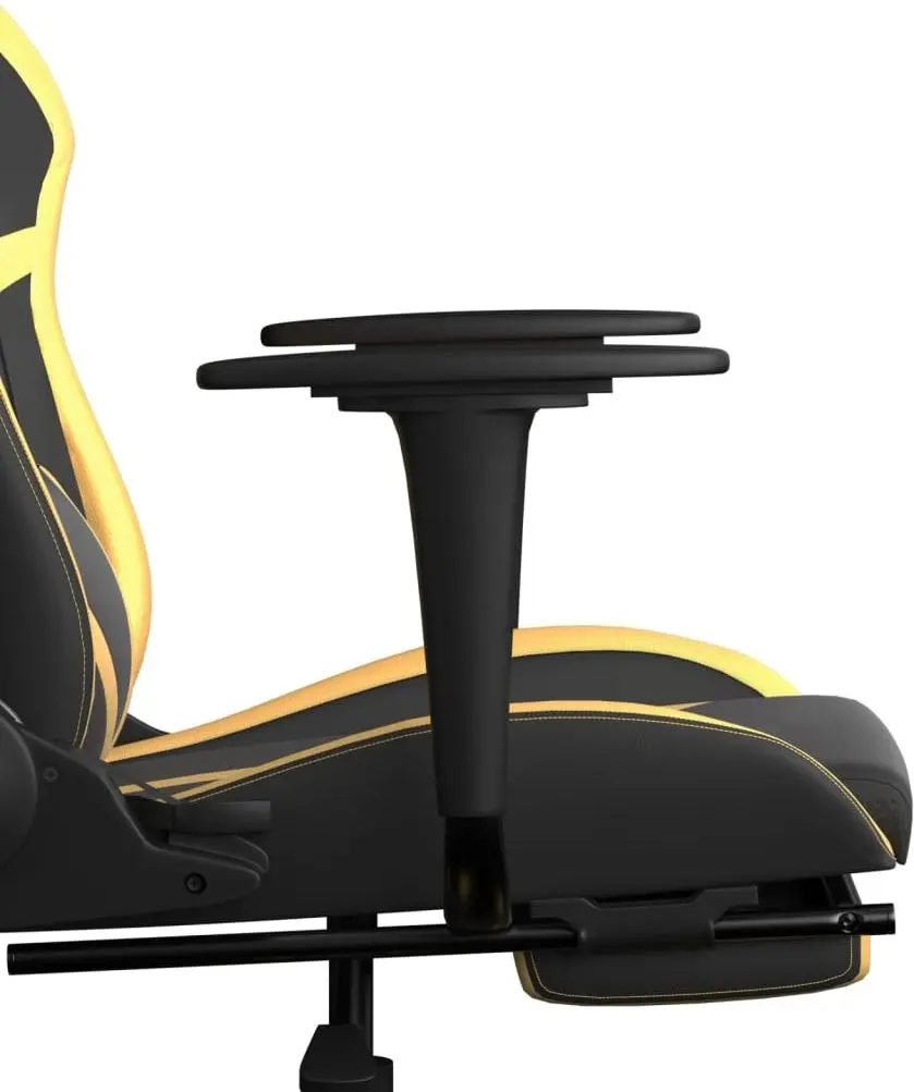 Fotoliu gaming VidaXL 3143678 (Black/Gold)
