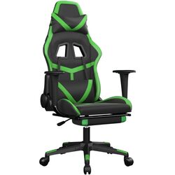 Fotoliu gaming VidaXL 3143679 (Black/Green) Thumb