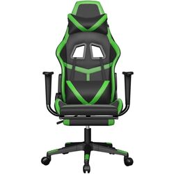 Fotoliu gaming VidaXL 3143679 (Black/Green) Thumb