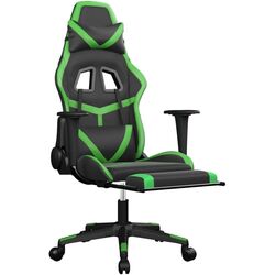 Fotoliu gaming VidaXL 3143679 (Black/Green) Thumb