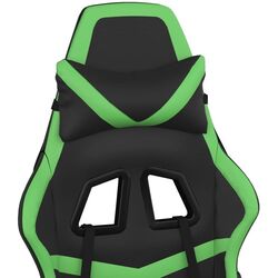 Fotoliu gaming VidaXL 3143679 (Black/Green) Thumb