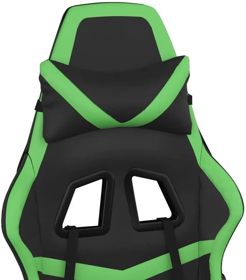 Fotoliu gaming VidaXL 3143679 (Black/Green)