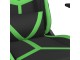 Fotoliu gaming VidaXL 3143679 (Black/Green)