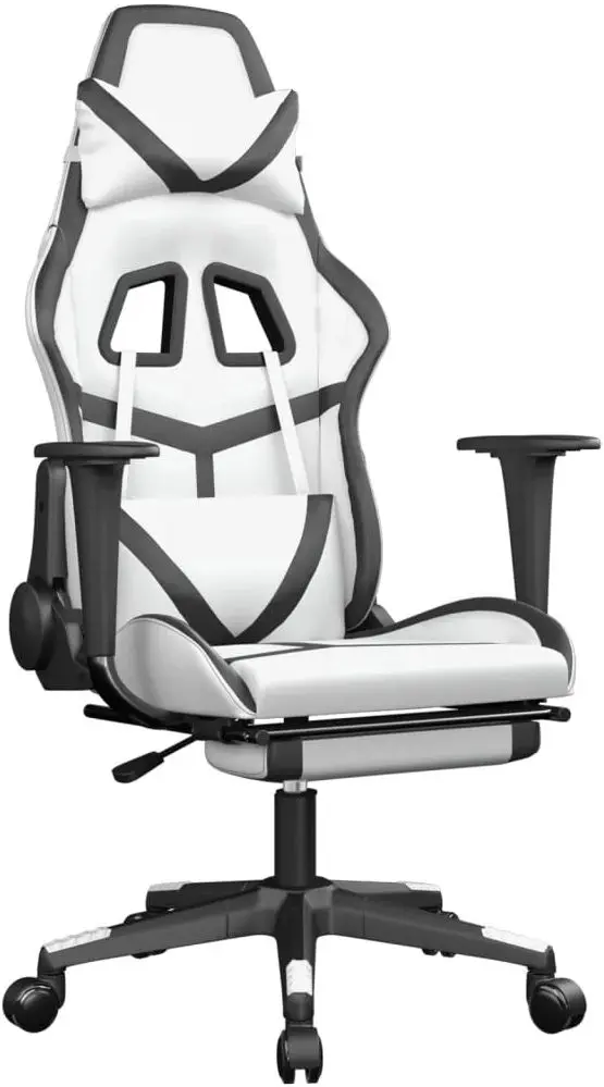 Игровое кресло VidaXL 3143685 (White/Black) - 2