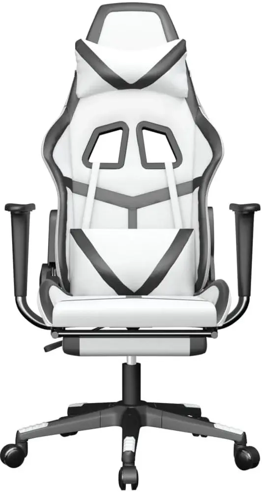 Игровое кресло VidaXL 3143685 (White/Black) - 3