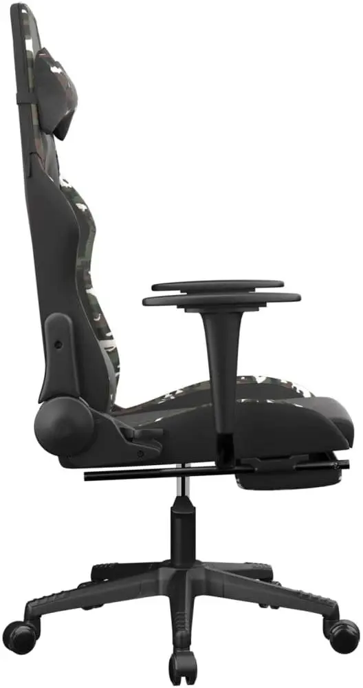 Fotoliu gaming VidaXL 3143686 (Black/Camouflage)