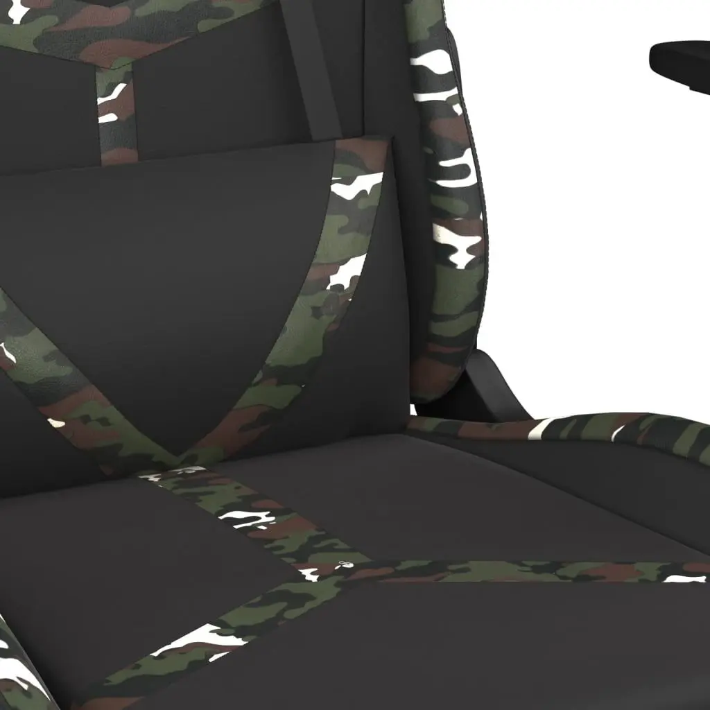Fotoliu gaming VidaXL 3143686 (Black/Camouflage)