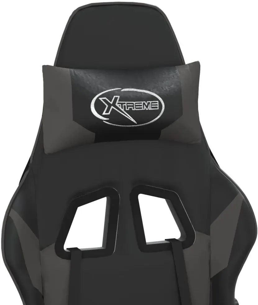 Fotoliu gaming VidaXL 3143703 (Black/Grey)