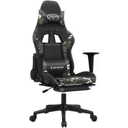 Fotoliu gaming VidaXL 3143710 (Black/Camouflage) Thumb