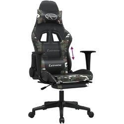 Fotoliu gaming VidaXL 3143710 (Black/Camouflage) Thumb