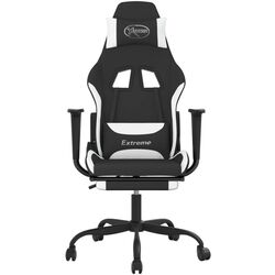 Игровое кресло VidaXL 3143730 (Black/White) Thumb