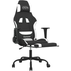 Игровое кресло VidaXL 3143730 (Black/White) Thumb