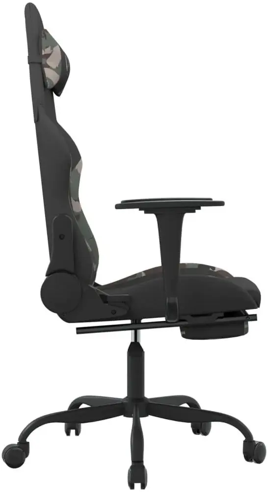Fotoliu gaming VidaXL 3143732 (Black/Camouflage) - 4