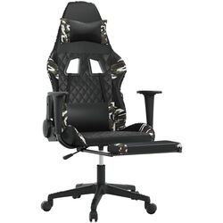Fotoliu gaming VidaXL 3143774 (Black/Camouflage) Thumb