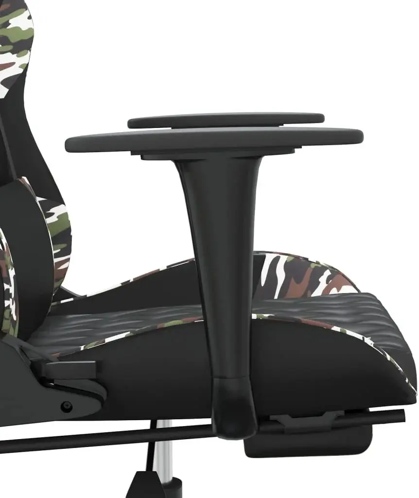 Fotoliu gaming VidaXL 3143774 (Black/Camouflage)