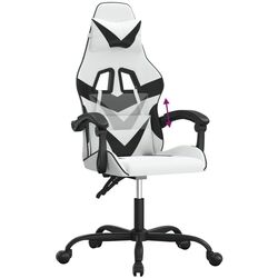 Fotoliu gaming VidaXL 3143852 (White/Black) Thumb