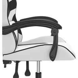 Fotoliu gaming VidaXL 3143852 (White/Black) Thumb
