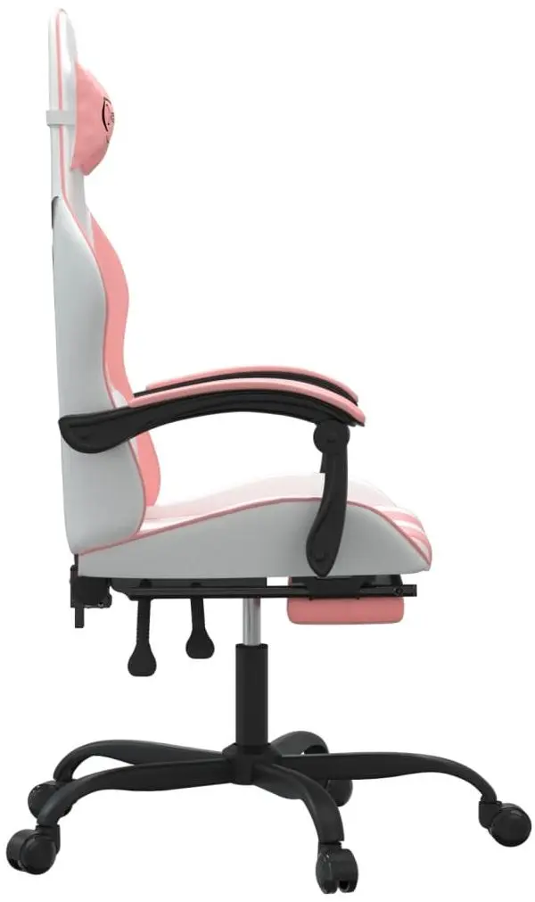 Игровое кресло VidaXL 3143911 (White/Pink)
