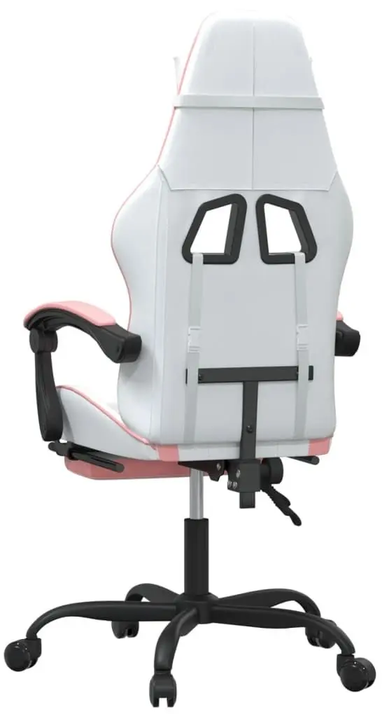 Игровое кресло VidaXL 3143911 (White/Pink)