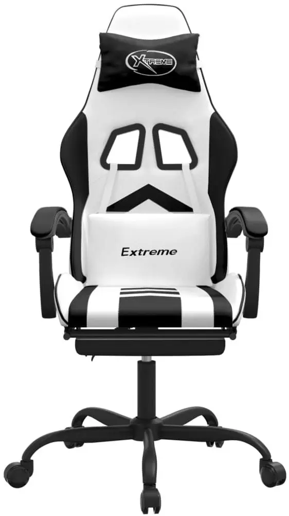 Игровое кресло VidaXL 3143912 (White/Black)