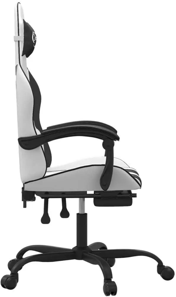 Игровое кресло VidaXL 3143912 (White/Black)