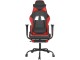 Fotoliu gaming VidaXL 345412 (Black/Red)