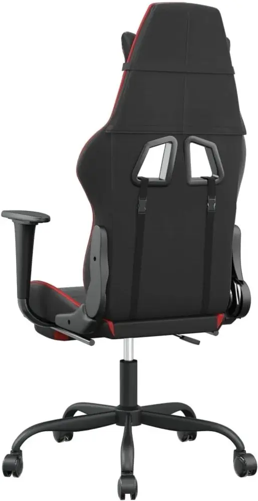 Fotoliu gaming VidaXL 345412 (Black/Red)