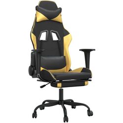 Fotoliu gaming VidaXL 345413 (Black/Gold) Thumb