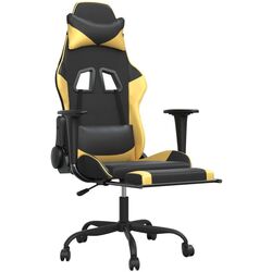 Fotoliu gaming VidaXL 345413 (Black/Gold) Thumb