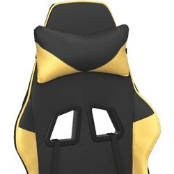 Fotoliu gaming VidaXL 345413 (Black/Gold) Thumb