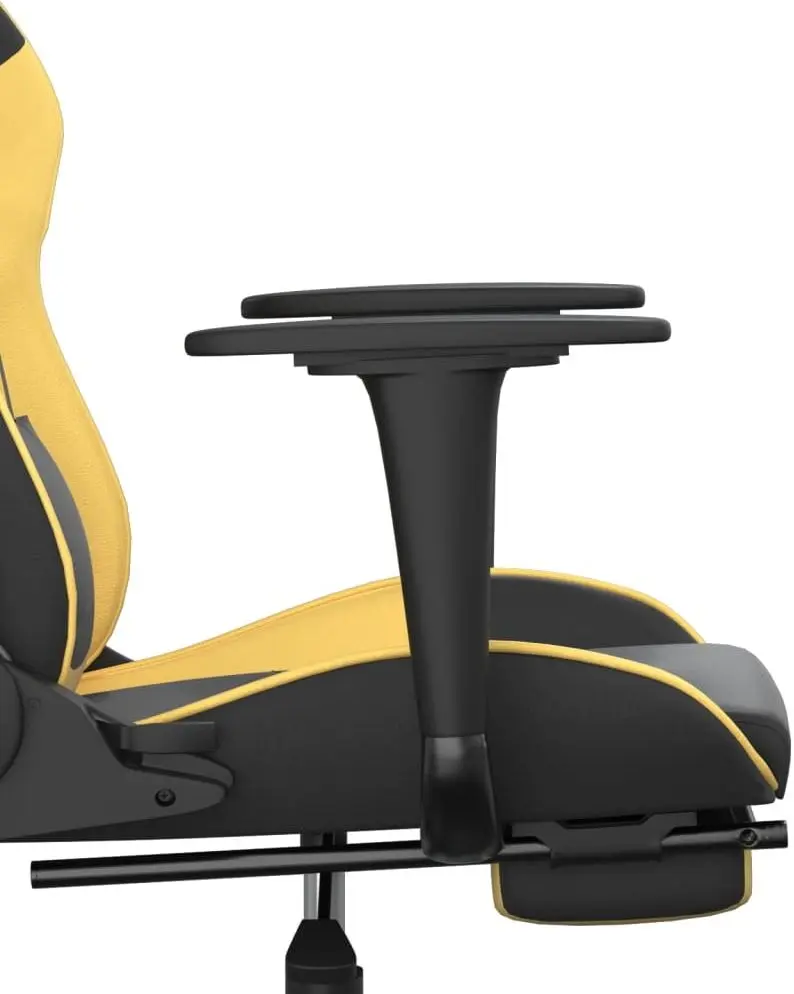 Fotoliu gaming VidaXL 345413 (Black/Gold)