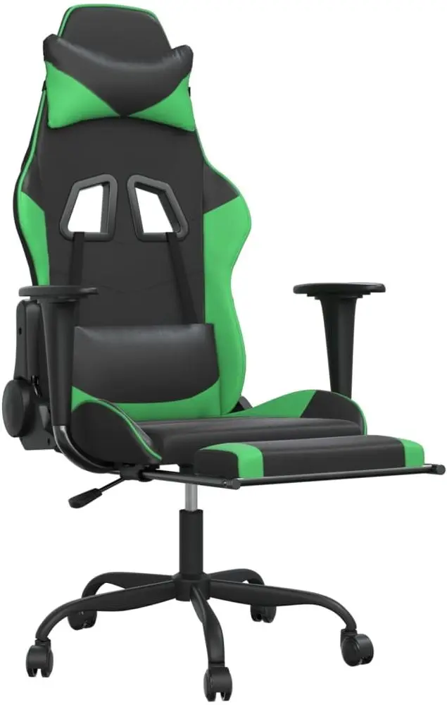 Fotolu gaming VidaXL 345414 (Black/Green)