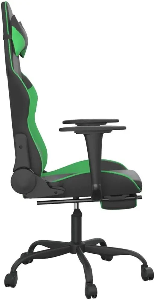 Fotolu gaming VidaXL 345414 (Black/Green)