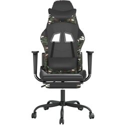 Fotoliu gaming VidaXl 345422 (Black/Camouflage) Thumb